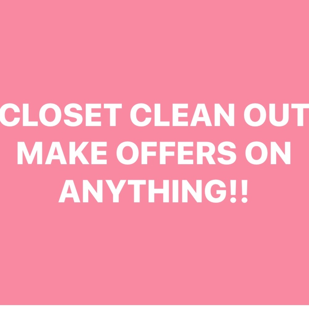 CLOSET CLEAN OUT